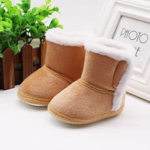 Bottes De Neige Hiver Pour Fille/Bébé | Doublure Fourrure Chaude, Semelle Souple Antidérapante | Sans Lacets, Facile à Enfiler | Taille EU 20 à 35