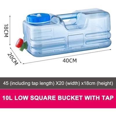 Accessoire Camping Car Réservoir D'Eau 20L TRADIS Avec Robinet Galvanisé | Bidon Sans BPA | Pour Camping Et Camion | Inclut Distributeur De Savon Réservoir D 'eau Tradis
