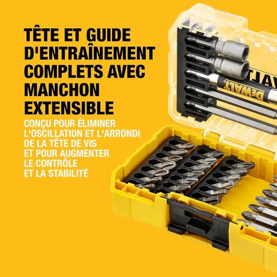 Set De 31 Embouts DEWALT FLEXTORQ™ – DT70745T, Accessoire électrique Pro