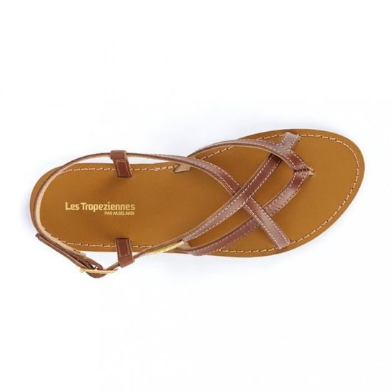 LES TROPEZIENNES Chouette Tan Marron Cdiscount Chaussures