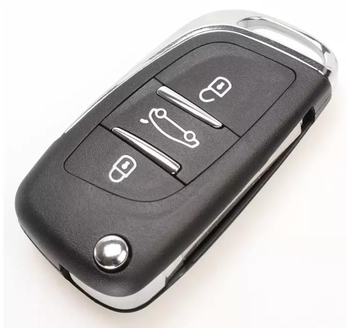 Guscio Telecomando Citroen CE0523 - Con Batteria CR1620 Inclusa, Compatibile Con C4 Picasso (2007-2013) E C5