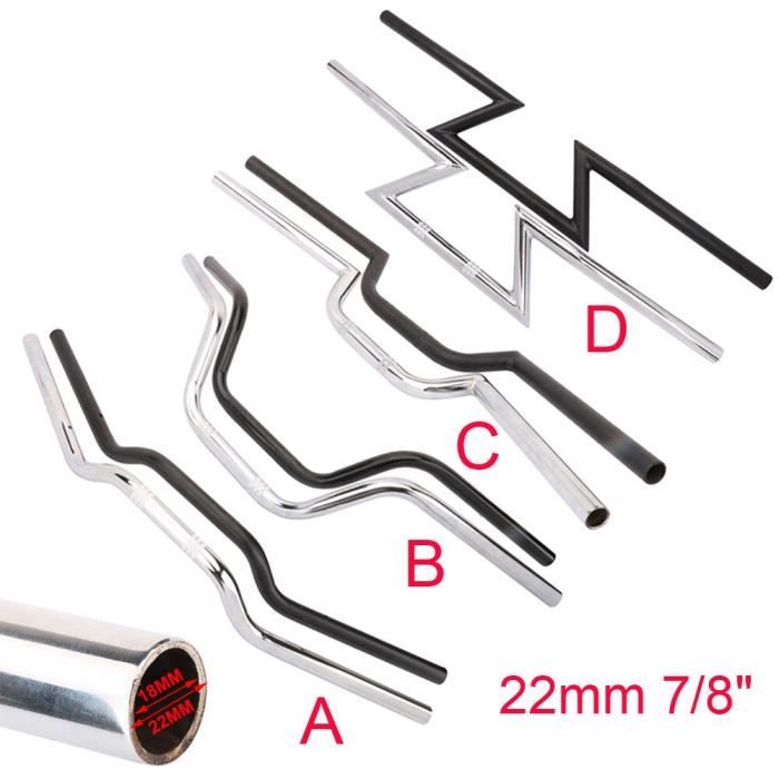 Sourcing Map 2pc 22mm Aluminium Argent Levier Embrayage Frein