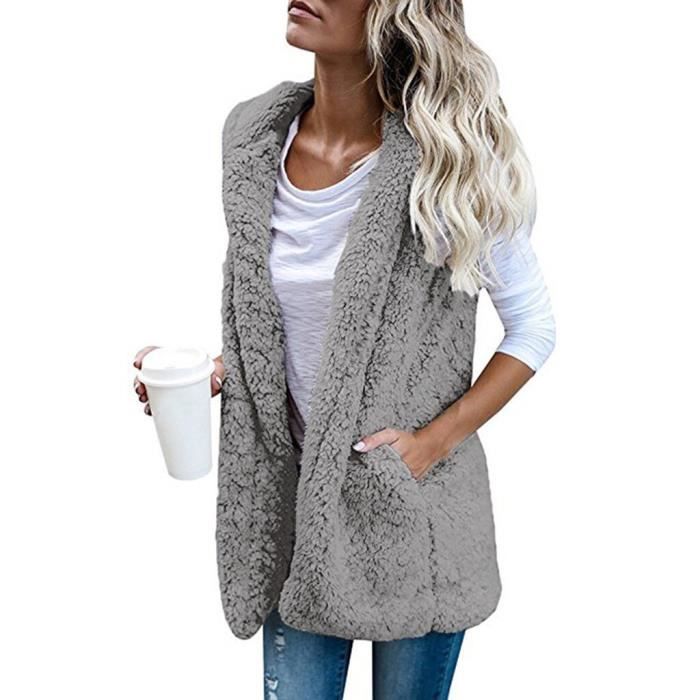 Gilet manteau laine online