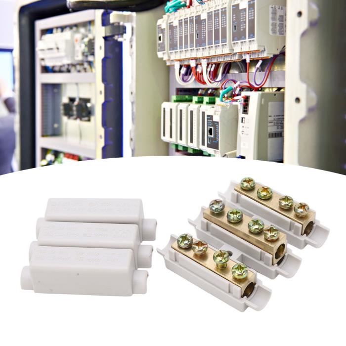 Connecteur Mâle-femelle 10 Mm² - 50A, 600V - Fiche Droite, Isolation OPPO - Lot De 2 Pièces