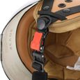 Casque avec visière reglable, protection oreille amovible Revoe Premium - kaki mat - L (59/60 cm)-3