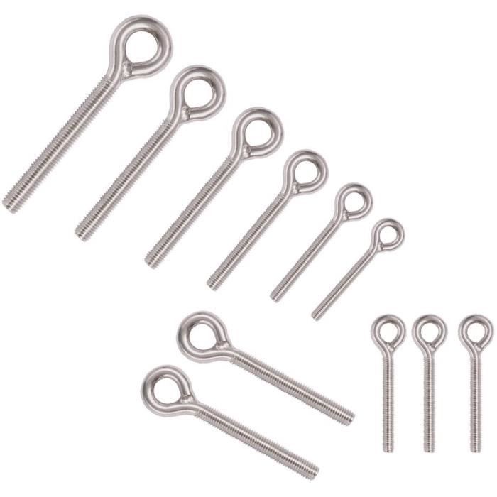 Dado Ad Occhio In Acciaio M12 - Confezione Da 2 Pezzi - FP INOX