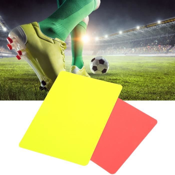 Kit Arbitrage Football Complet - Cartons Rouge & Jaune, Carnets Score Et Crayon - Accessoires Pro Pour Arbitres