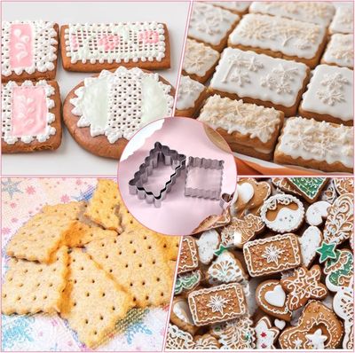 8 Emporte-pièces Noël 3D – Moules à Biscuits Sapins, Bonhommes, étoiles Pour Décorer Gâteaux Et Cookies Avec Les Enfants