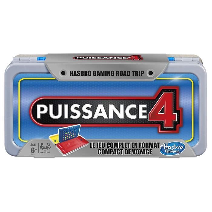 Hasbro Gaming Forza 4 I Play Anywhere – Juego De Mesa Portátil De Viaje Para 2 Jugadores, Estrategia Vertical Para Niños De 6+ Años