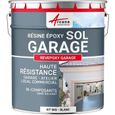 Peinture epoxy garage sol atelier local commercial magasin REVEPOXY GARAGE  Blanc - kit 5 Kg (couvre jusqu'à 16m² pour 2 couches)-0