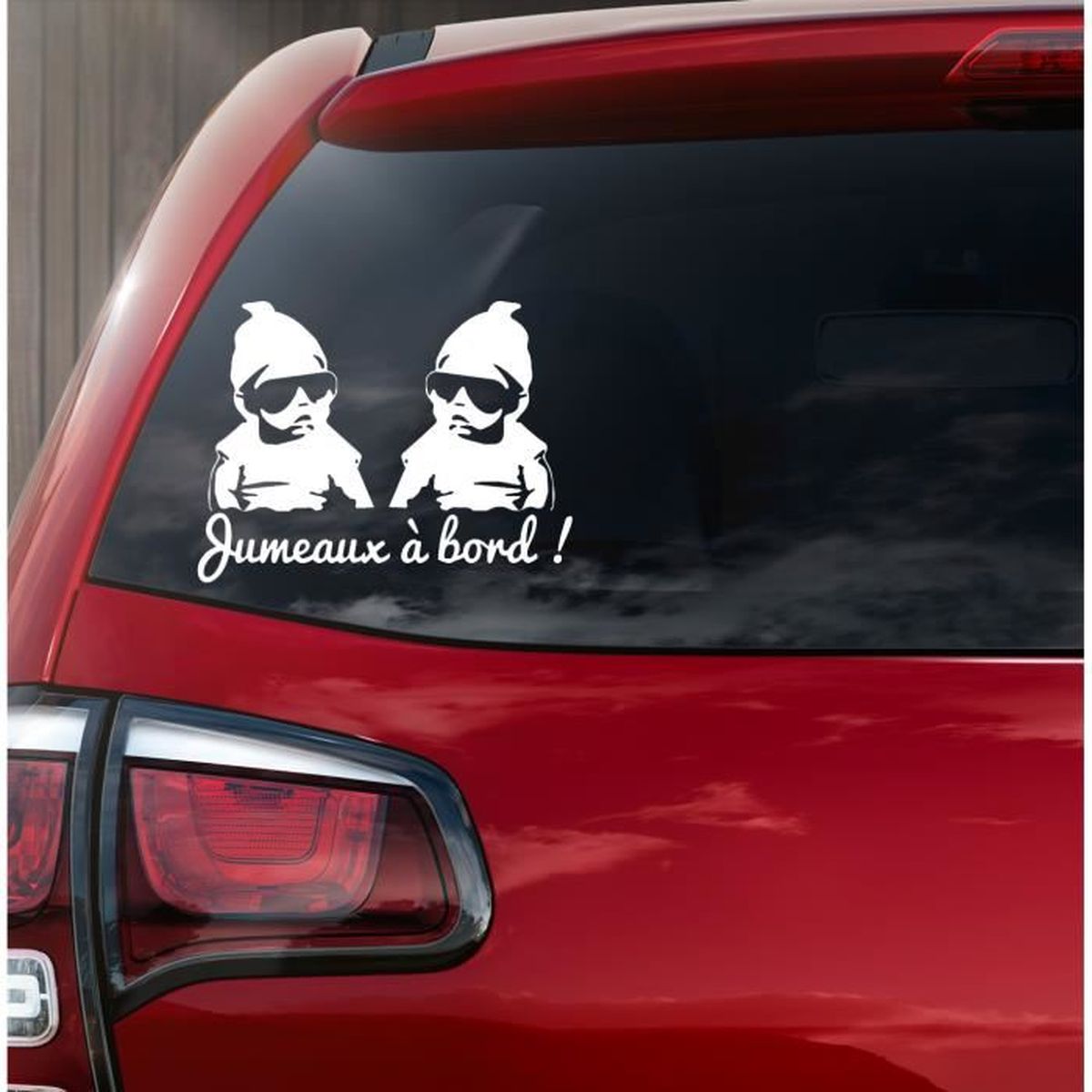 Sticker Bebe A Bord Jumeaux Swag Cdiscount Puericulture Eveil Bebe