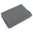 LINNEA Serviette de toilette 50x100 cm nid d'abeille PURE WAFFLE 300 g/m² anthracite