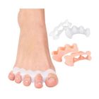 BRAND Separateur Orteil, Correcteurs D'orteils, Toe Spacer, Séparateur Orteil, Ecarteur Orteil Silicone Gel [4x], 2 paires différentes