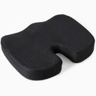 MEIDONG Coussin de Chaise de Bureau, Coussin Voiture, Coussin Coccyx en Mousse à Mémoire de Forme pour Chaise de Bureau, Housse Lavable