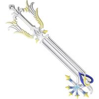 Épée Oathkeeper de Sora - Kingdom Hearts - Réplique en mousse/latex - Argenté - Pour adulte - Intérieur
