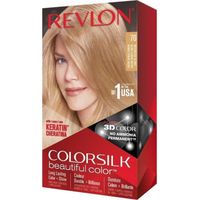 Coloration Permanente Revlon Colorsilk N°70 Blond Cendré Moyen - Sans Ammoniaque - Cheveux Normaux - 59,1 ml