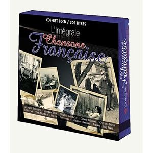 CD COMPILATION L'intégrale chansons françaises (10cd)