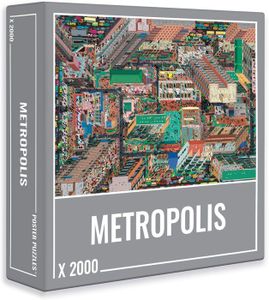 PUZZLE Metropolis, Mega Detaillierte 2000-Teilige Puzzles