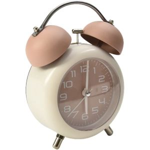 Dianli Horloge de Chambre Réveil de Chevet Silencieux avec Répétition Veilleuse Surdimensionnée Musique Alarme à Piles Moderne Minimaliste Horloge de Chevet pour Bureau Salle d'Étude