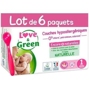 Lingette bebe love and green - Cdiscount