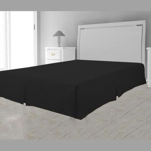 pour 90cm x 190cm blanc Cache-sommier 1 personne en coton égyptien 400 fils 