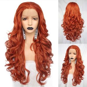 perruque orange pas cher