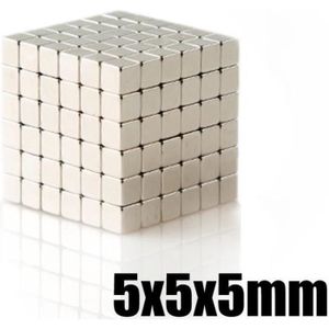 AIMANTS - MAGNETS Cube 5mm N35 Permanent NdFeB Super Fort Puissant M