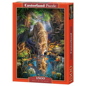 PUZZLE Puzzle Loup dans la nature - CASTORLAND - 500-750 