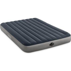 LIT GONFLABLE - AIRBED Matelas gonflable Intex Downy Fiber-Tech 2 places 