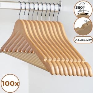 Que Faire Avec Des Cintres En Bois Jago Cintres En Bois Quantite Au Choix Lot De 30 50 100 D Erable Sans Echardes Avec Barre Antiglisse Encoches Conception Croc Achat Vente Cintre Jago Cintres En Bois Quantit Cdiscount