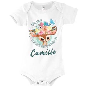 BODY Camille | Body bébé prénom fille | Comme Maman yeu