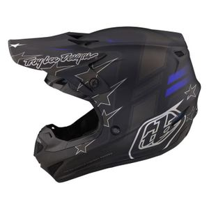 CASQUE MOTO SCOOTER Casque Troy Lee Designs SE4 Polyacrylite W/MIPS Flagstaff - black - S
