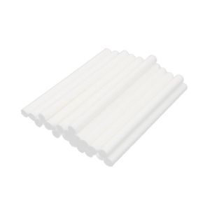 100pcs 100mmx7mm blanc laiteux Chaud Fondre Colle Adhésif Bâton pour chauffage Pistolet