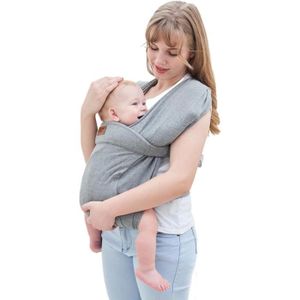 ÉCHARPE DE PORTAGE LAT Écharpe de portage pour nouveau-né respirante – Porte-bébé élastique pour nouveau-né de la naissance à 15 kg – Écharpe de po47