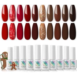 VERNIS A ONGLES RSTYLE Vernis Semi Permanent Pastel, 10 Couleurs R