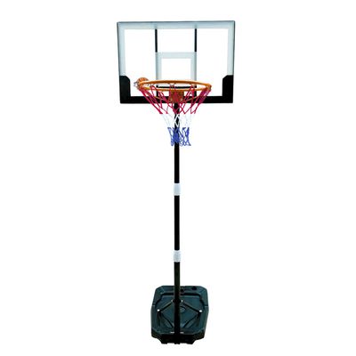 LIFEZEAL – Panier Basket Extérieur Réglable 100-212 Cm – Base Lestée Eau/sable – Roulettes – Enfants Ados