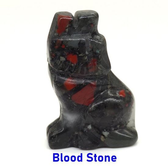 Jade Chien Décor Chiot Pierre Naturelle Ornement Maison