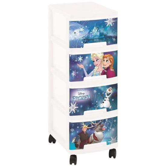 Curver Frozen 2 Tour De Rangement 4 Tiroirs A4 10 L Avec Roulettes Bleu Achat Vente Tour De Rangement Tour La Reine Des Neiges Bleu Cdiscount