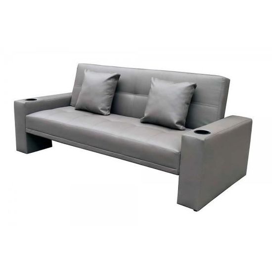 Banquette Lit Clic Clac Pilot Gris Achat Vente Banquette