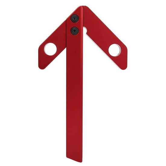 Jauge De Centre Pour Bois - Règle En Alliage Aluminium 105mm Avec Angles 45° Et 90°