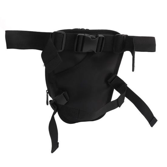 Sacoche De Jambe Moto Réglable – Imperméable, Tissu Oxford – Pour Homme, Activités Plein Air – Gris - 6
