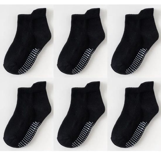 Lot De 4 Paires Chaussettes Antidérapantes Bateau - Peluche épaisse, Pour Automne/hiver, 4 Couleurs