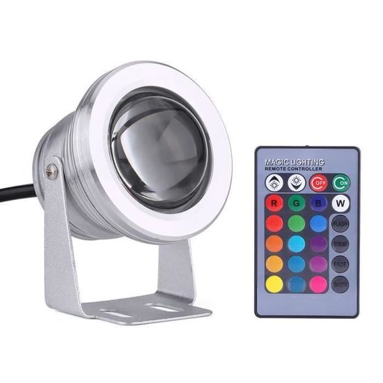 Projecteur Marin Télécommandé 12V 100W - Ampoule Halogène, Portée 800m - Rotation 355° Horizontal/72° Vertical - IP66 - Pour Bateau, Yacht - 9