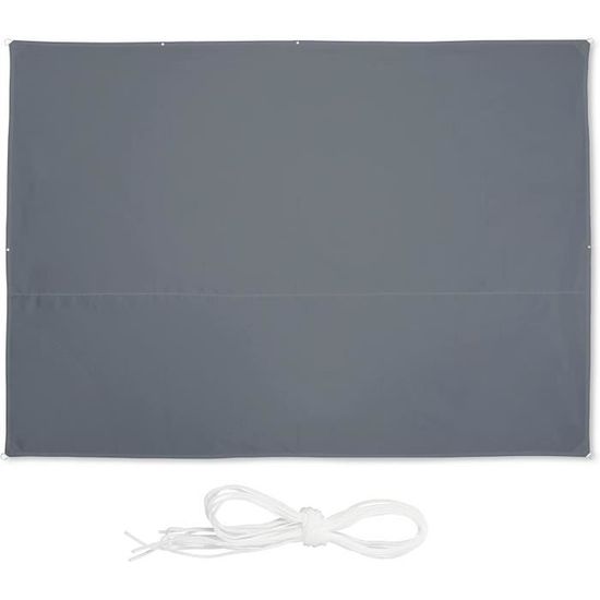 Voile D ombrage Rectangulaire 3 5 X 4 5 M Imperm able Anti UV Avec Voile D ombrage Rectangulaire 3 5 X 4 5 M Imperm able Anti UV Avec