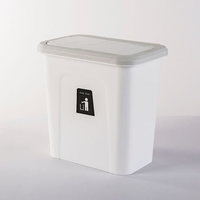 Couvercle poubelle automatique WHITE DE58031903 Cdiscount Maison