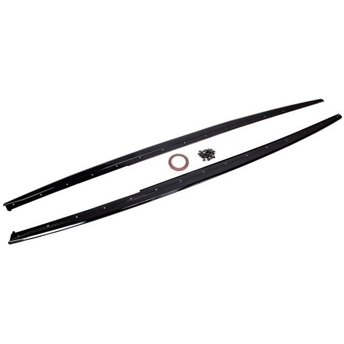 2 BAGUETTE NOIR BRILLANT LOOK M PERFORMANCE POUR BAS DE CAISSE DE BMW SERIE 4 F32 ET F33