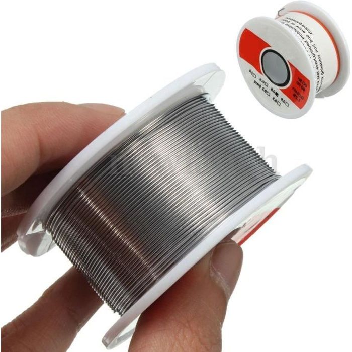 Bobine 0.6mm Fil Souder Soudure Soudage Étain-plomb Electronique 60/40 Colophane