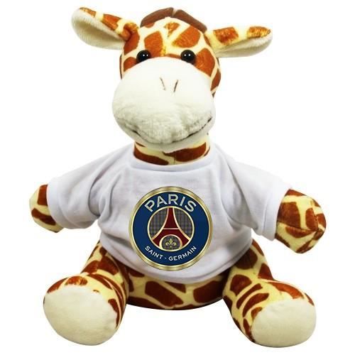 PELUCHE SAVANE GIRAFE PERSONNALISABLE PRENOM FOOT PSG CADEAU NAISSANCE BEBE