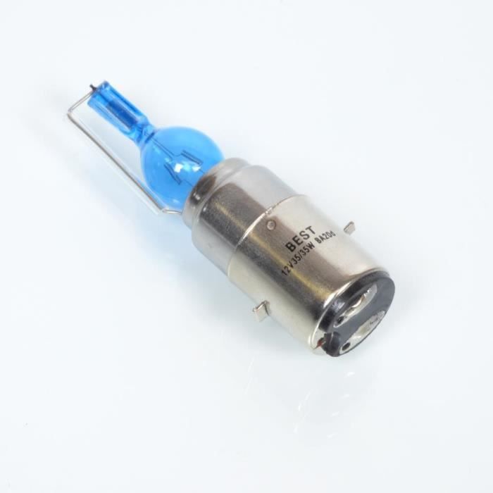 Ampoule lampe de phare avant 12V 35/35W BA20D type Xenon moto scooter 50 à boite