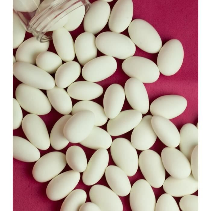 Dragées amandes fine blanc 1 kg
